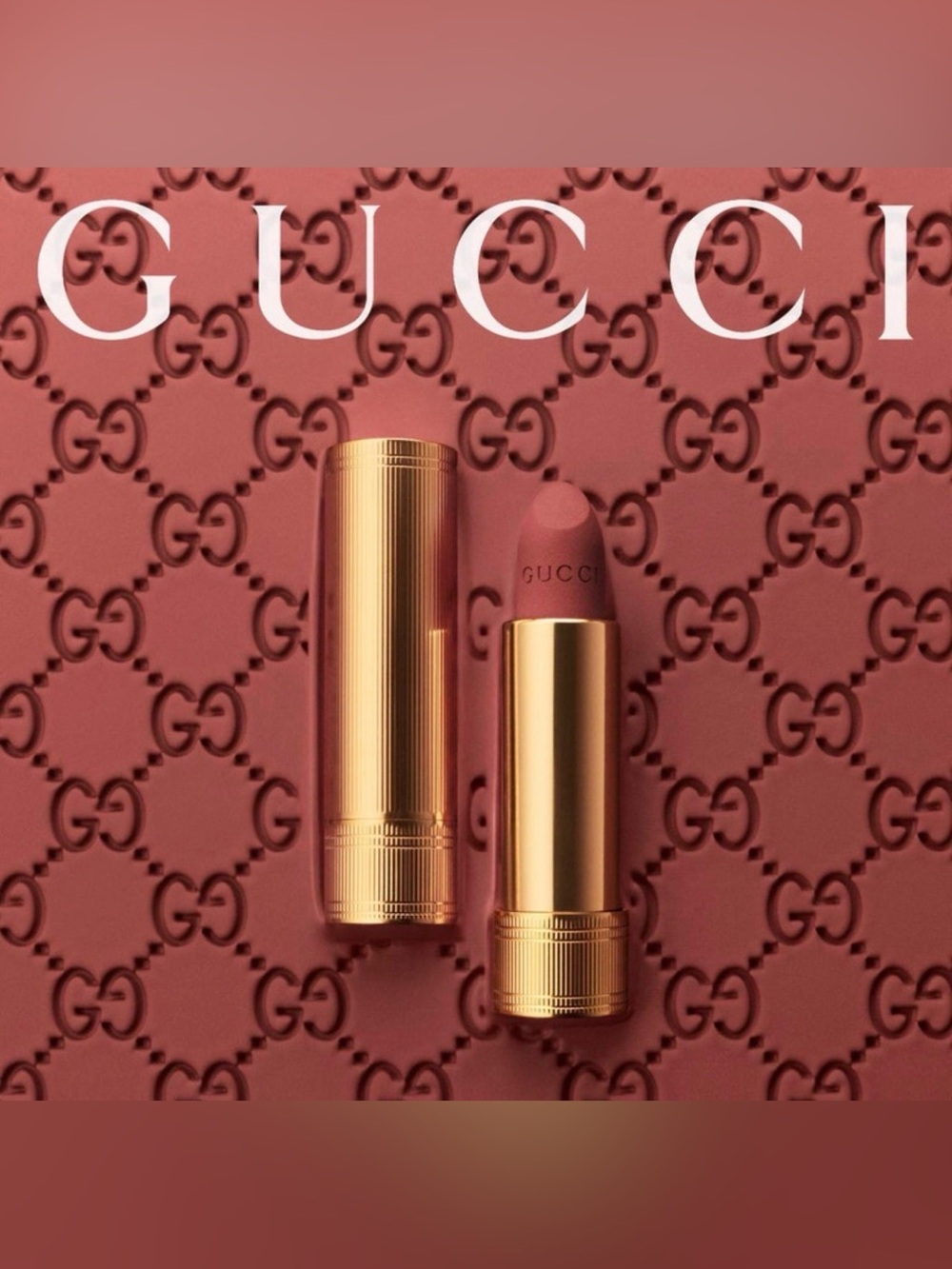 Gucci Rouge À Lèvres Mat Lip Colour Mini - Janet Rust 505